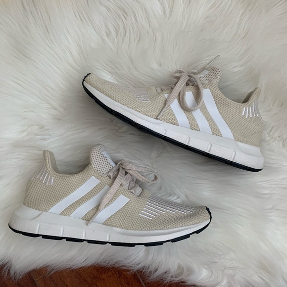 adidas beige running shoes